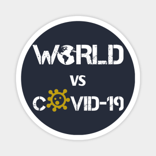 World VS Covid-19 Magnet